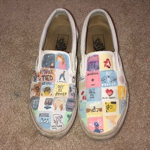 worn out customize vans